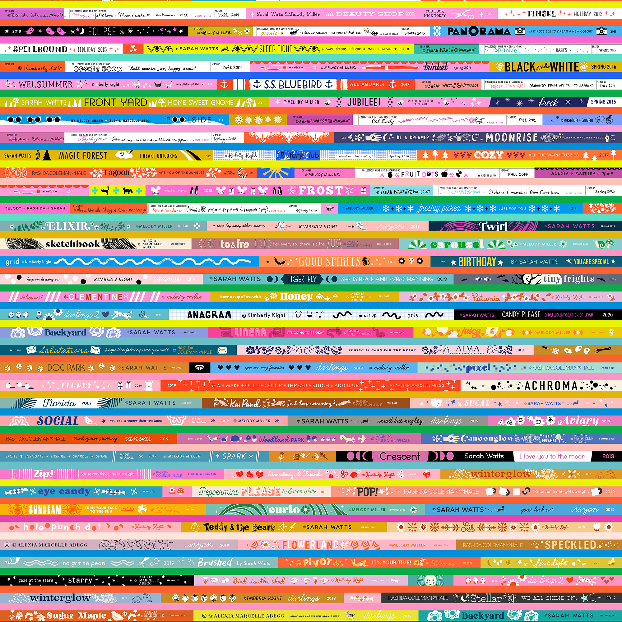 (Ruby Star Society) Selvedge Magic, Selvedge Magic in Multi 1 RS5179 11 (Ruby Star Society) Selvedge Magic, Selvedge Magic in Multi