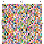 (Ruby Star Society) Selvedge Magic, Selvedge Letters in Multi