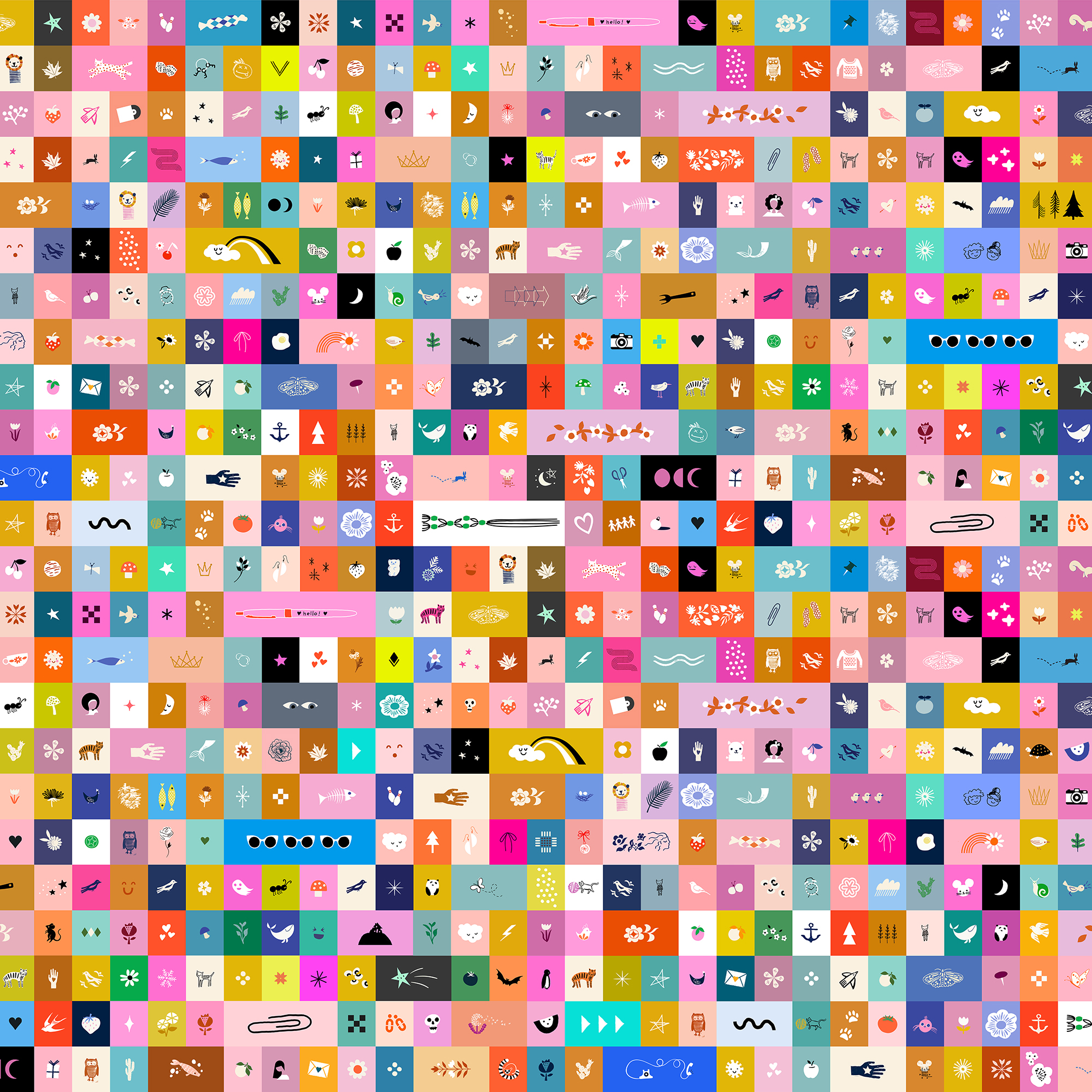 (Ruby Star Society) Selvedge Magic, Selvedge Icons in Multi 1 (Ruby Star Society) Selvedge Magic, Selvedge Icons in Multi