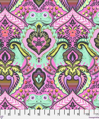 (Tula Pink) Prince Charming Deja Vu, Frog Prince in Gumball