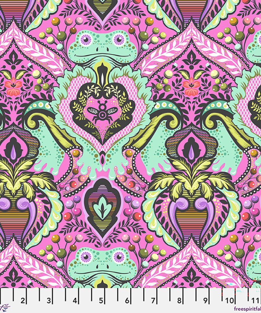 (Tula Pink) Prince Charming Deja Vu, Frog Prince in Gumball